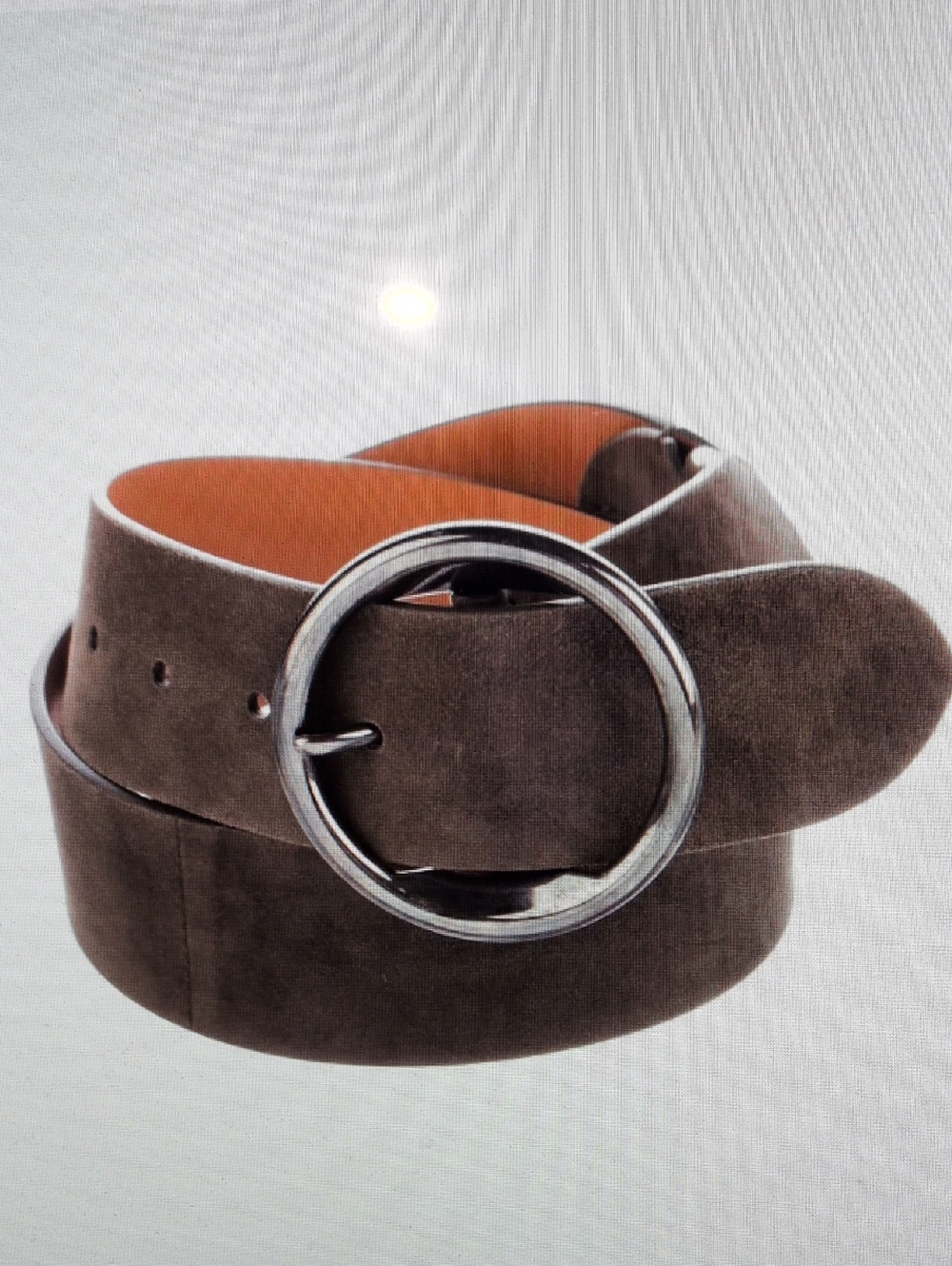 Ralph Lauren Green Suede Belt